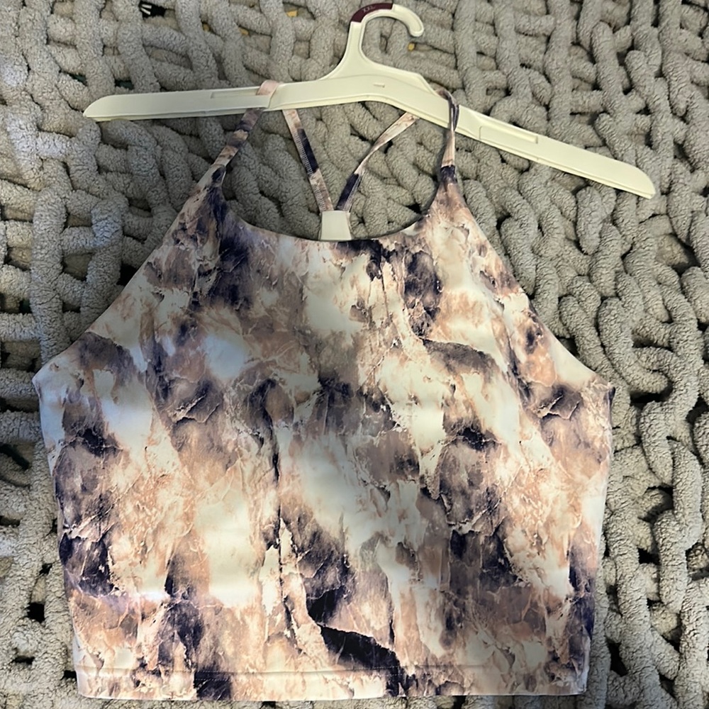Sports tank top bra